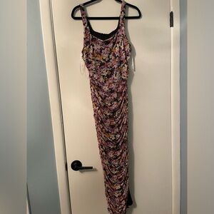 Lulus - Midi Dress (calf length) floral print